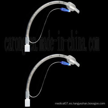 Tubo endotraqueal de PVC desechable reforzado con / sin manguito